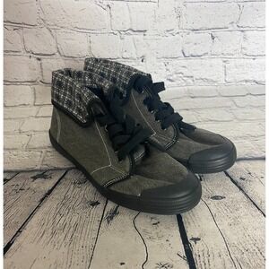 New Rocket Dog Womens Sneaker Shoes Boots Size 10 Gray Ceila Lace Up Cuff